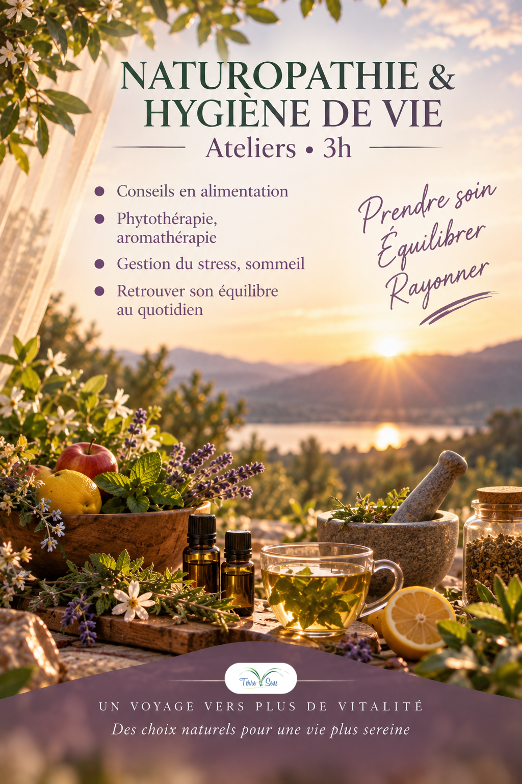 Voir l'atelier Naturopathie et Hygiène de vie