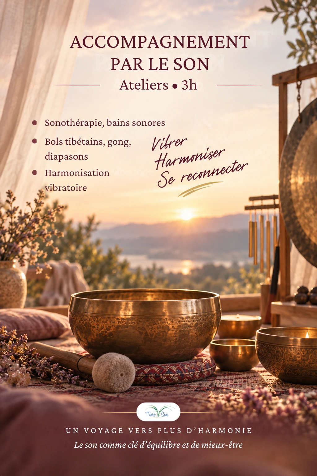 Voir l'atelier Sonothérapie et Vibrations